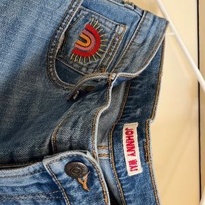 Johnny Was embroidered jeans, size 27.
